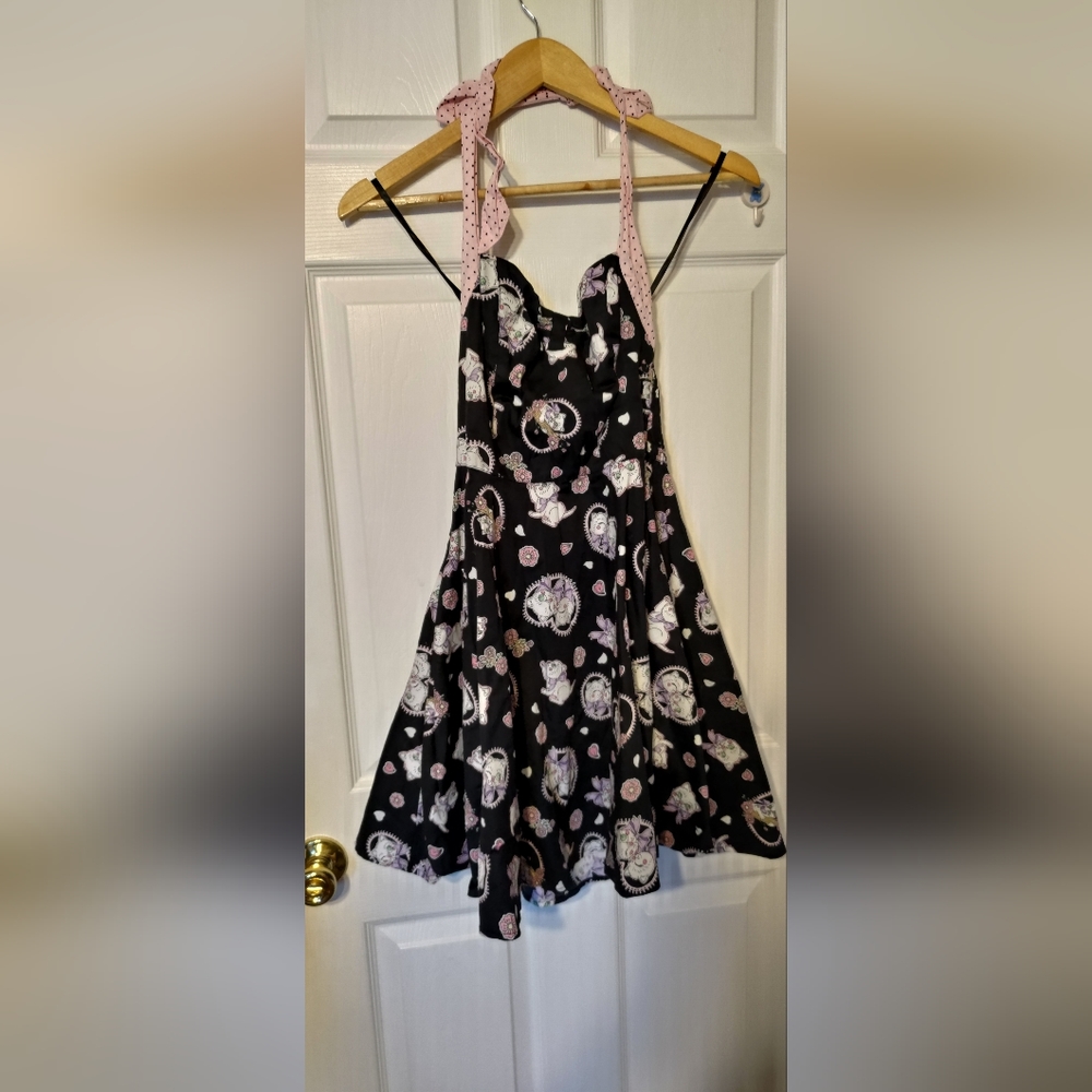 Hell bunny lolita dress with cat prints